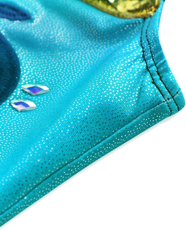 HOZIY Leotards for Girls Gymnastics Kids Children Biketard Snowflake Ribbon - Image 3