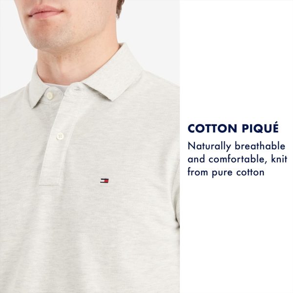 Tommy Hilfiger Men's Short Sleeve Cotton Pique Polo Shirt in Regular Fit - Image 5