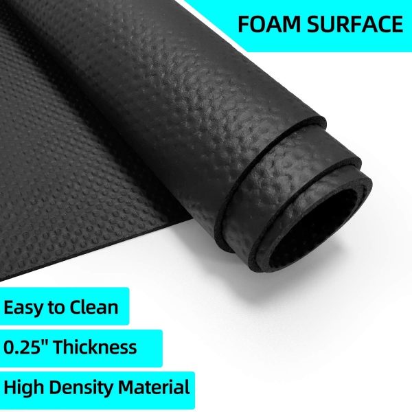 Exercise Equipment Mat - Treadmill Mat, Stationary Bike Mat, Exercise Mat, - Image 3