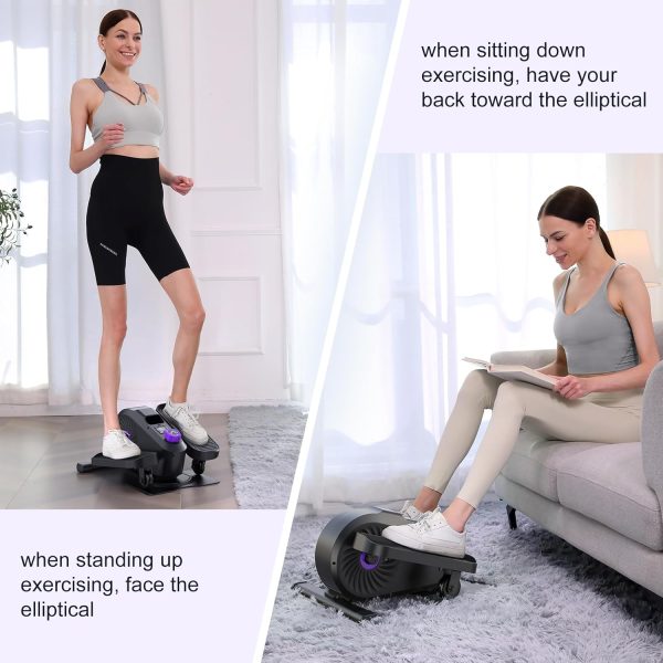 FUNMILY Under Desk Elliptical, Sitting or Standing Ellipse Leg Exerciser as - Image 2
