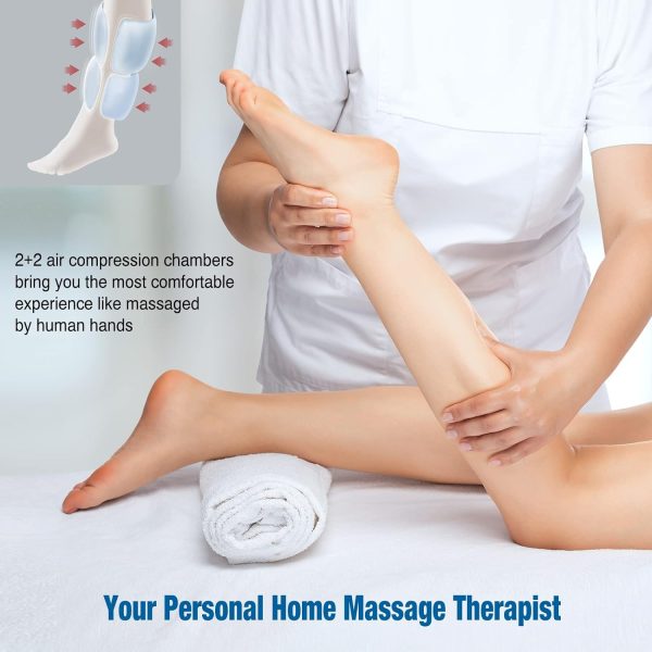FIT KING Calf Massager for Circulation and Muscle Recovery, Air Compression - Image 3