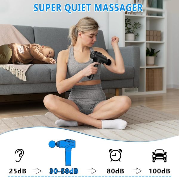 APHERM Massage Gun, Muscle Massage Gun for Athletes Handheld Electric Deep - Image 4