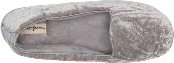 Dearfoams Women's Cozy Memory Foam Indoor Rebecca Closed Back House Ballet - Image 5