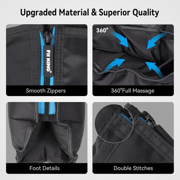 FIT KING Leg Massager, Upgraded Foot and Calf Massager with Air Compression - Image 4