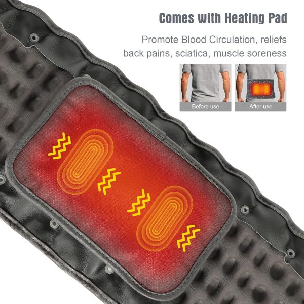 Decompression Back Belt with Heating Pad & Vibration for Lower Back Pain - Image 3