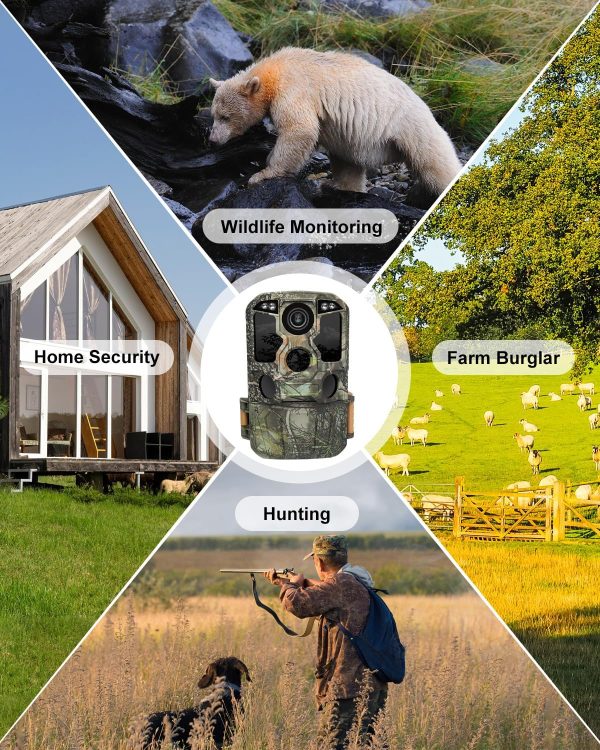 KJK Trail Camera WiFi 8K 84MP with 64GB Memory Card, Game Camera with Night - Image 9