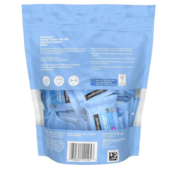 Neutrogena Makeup Remover Wipes, Individually Wrapped Daily Face Wipes for - Image 9