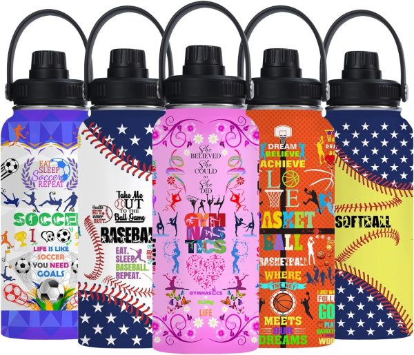 Gymnastics Water Bottle 32oz Gymnastics Stainless Steel Tumbler Gymnastics - Image 4