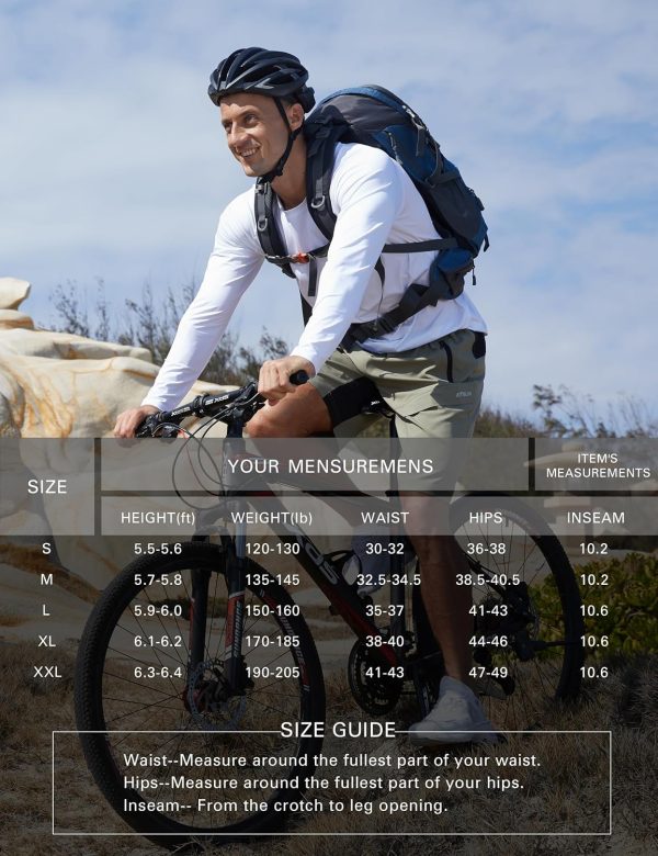 Men's Mountain Bike Shorts 3D Padded Baggy Bicycle Riding Cycling Shorts - Image 6