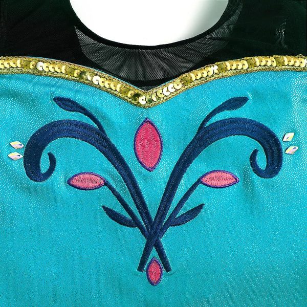 HOZIY Leotards for Girls Gymnastics Kids Children Biketard Snowflake Ribbon - Image 4