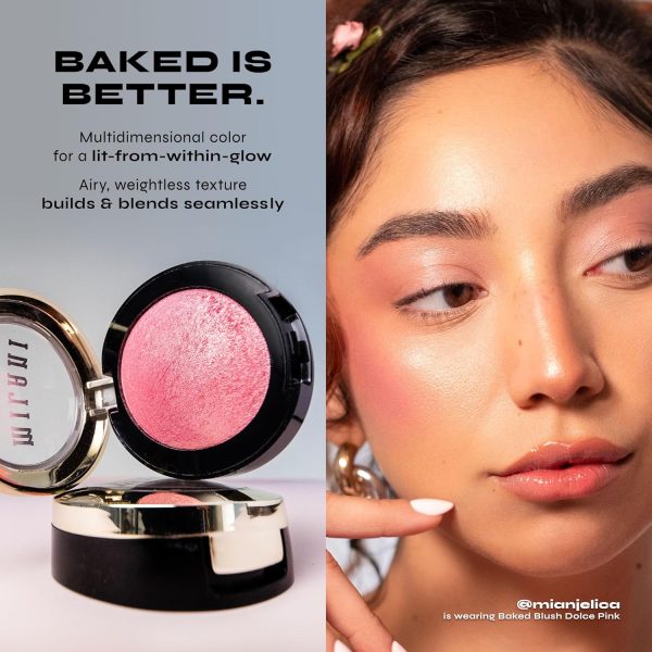 Milani Baked Blush - Berry Amore (0.12 Ounce) Cruelty-Free Powder Blush - - Image 4
