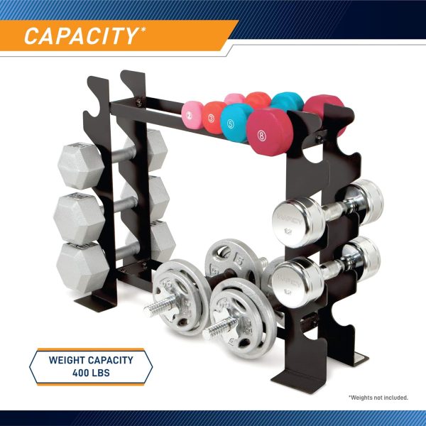 Marcy Weight Storage Organizer Racks for Dumbbells, Kettlebells, Weight - Image 6
