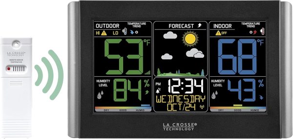 La Crosse Technology Weather Station with Customizable Alerts, Weather - Image 4