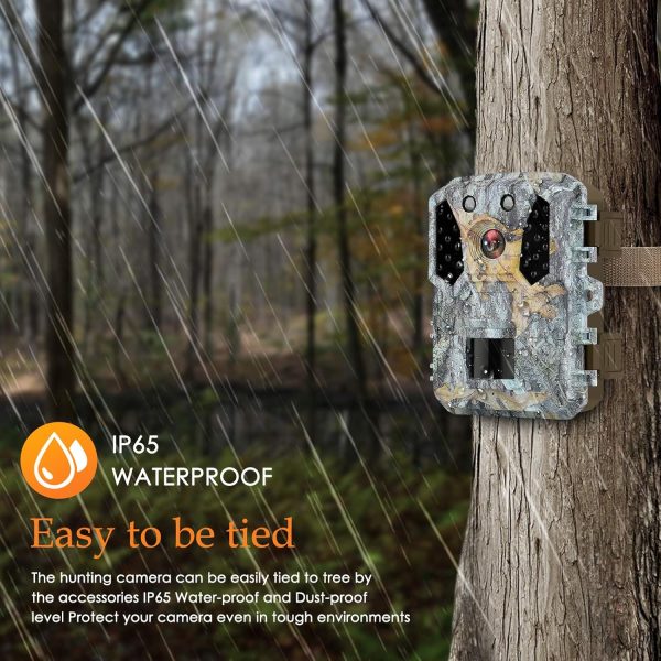Hawkray 2 Pack Trail Camera 20MP 1080P，Free 32G Micro SD Card and 8AA - Image 4