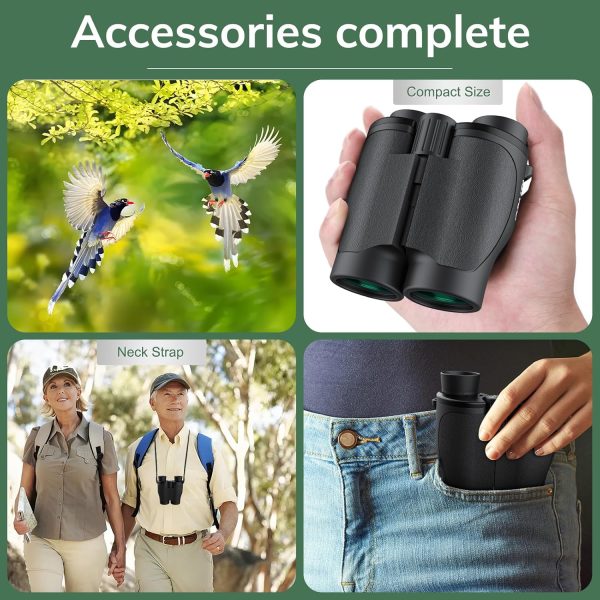 Compact Binoculars for Adults High Powered - OPAITA 20x32 Small Binoculars - Image 7