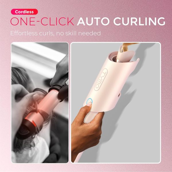 TYMO CURLGO Cordless Automatic Curling Iron - 2.0 CURLGO ECO, 1 Inch - Image 2