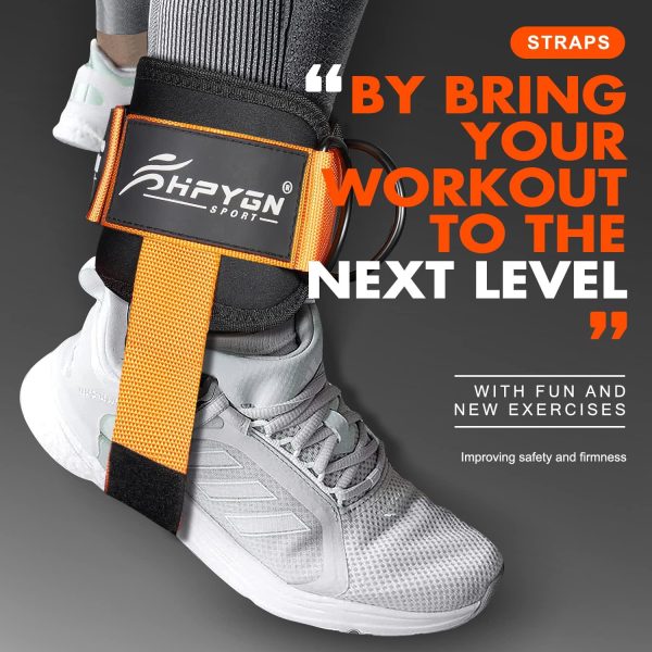 Ankle Strap for Cable Machine, Padded Ankle Straps for Cable Machine - Image 4