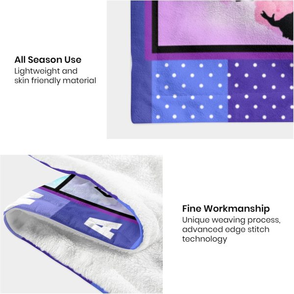 Mosslink Gymnastics Lovers Kids Blanket Gymnast Gifts for Girls Teens Women - Image 3