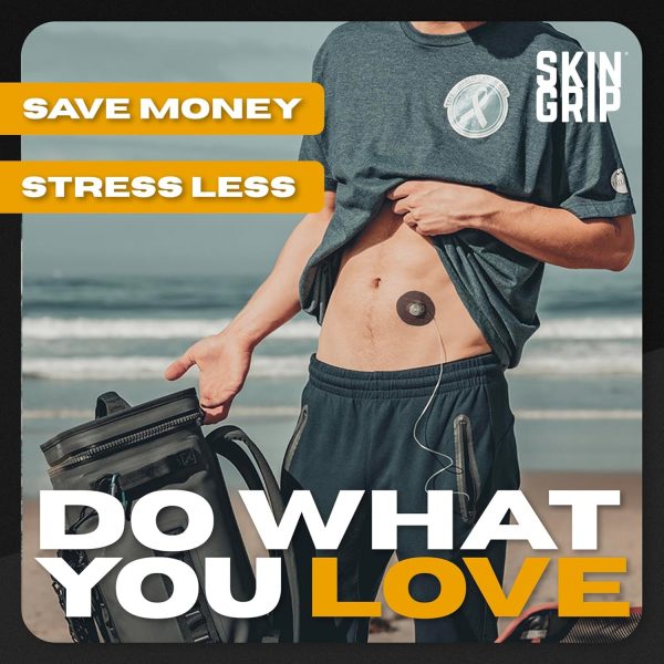 Skin Grip Adhesive Patches – Fits Most Continuous Glucose Monitor Devices & - Image 7