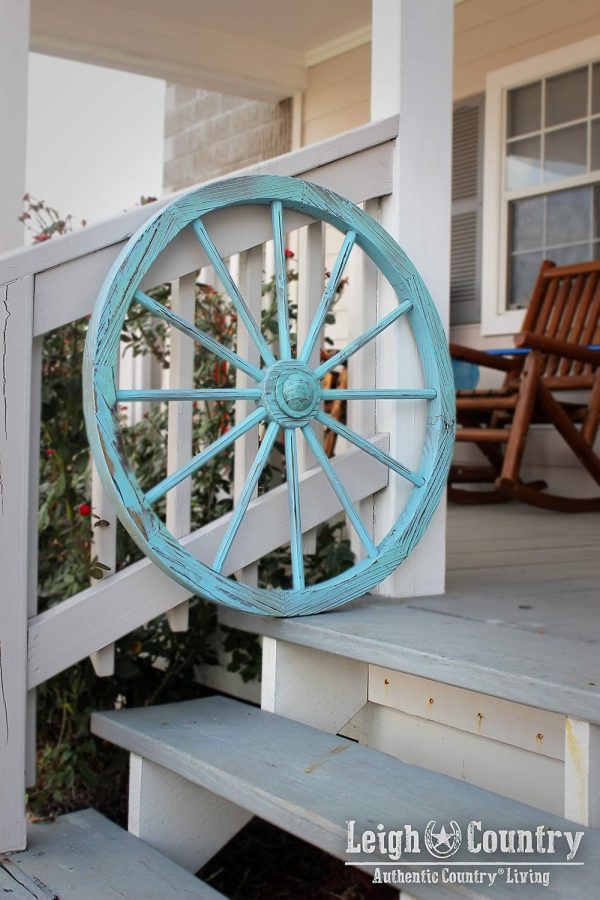Leigh Country TX 93932 Blue Wash Wagon Wheel, 30 Inch - Image 4