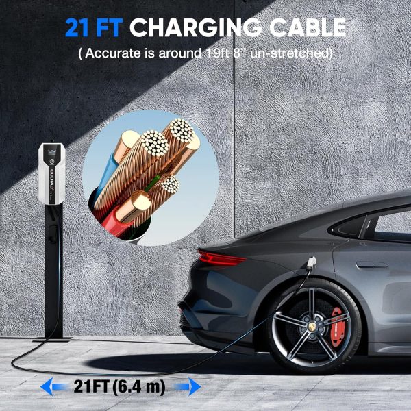 EV101 Portable EV Charger Level 1+2, 8/10/13/16 Amp Adjustable Electric Car - Image 5