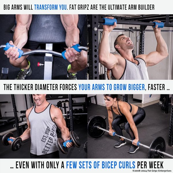 Fat Gripz Pro - The Simple Proven Way to Get Big Biceps & Forearms Fast - - Image 3