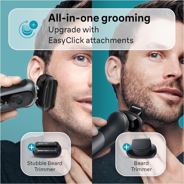 Braun Electric Shaver for Men, Series 7 7185cc, Holiday Gifts for Men, Wet - Image 7