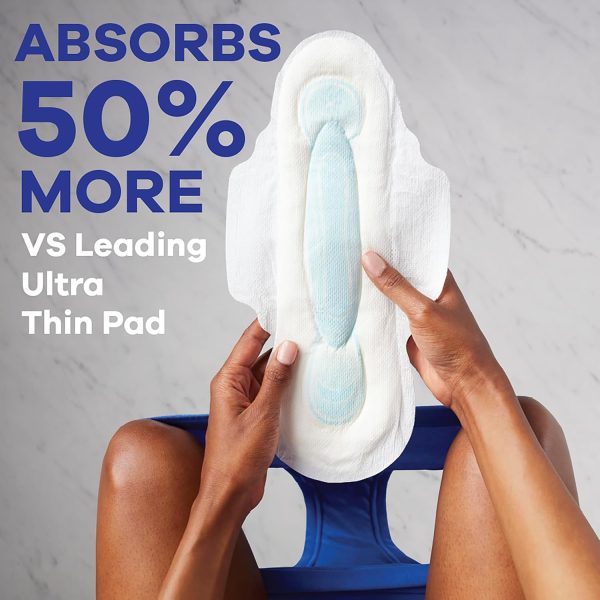 Always Maxi Overnight Pads with Wings, Size 4, Overnight, Unscented, 33 CT - Image 3