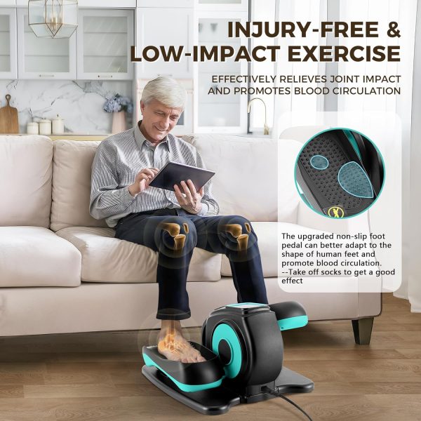 Under Desk Elliptical Machine, Electric Leg Exerciser for Seniors, Compact - Image 5