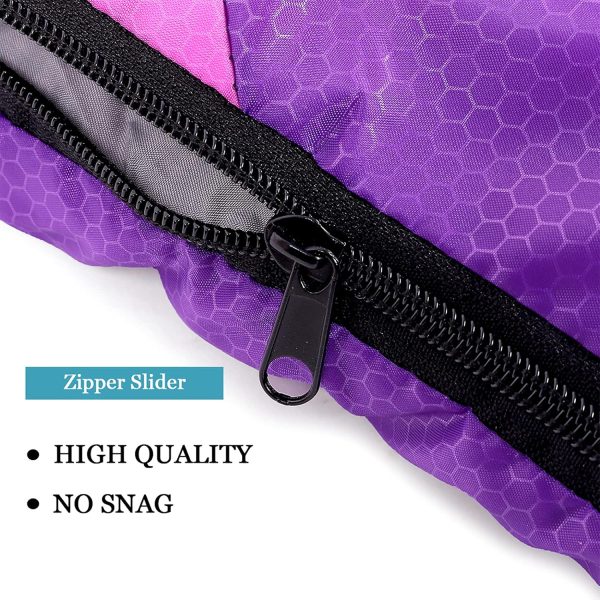 Camping Sleeping Bag for Adults Boys and Girls,Cold and Warm - Image 3