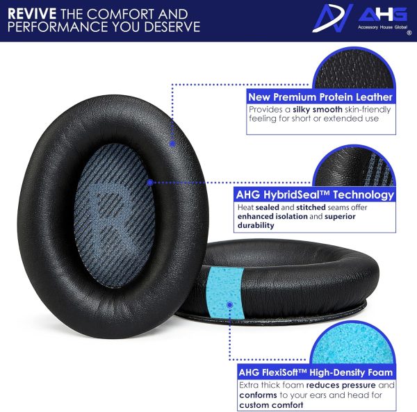 AHG Premium SoundLink AE2 Ear Pads Cushions Compatible with Bose SoundLink - Image 3