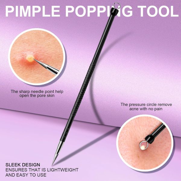 Teenitor Pimple Extractor Tool Comedone Extractor Acne Tool Blackhead - Image 3