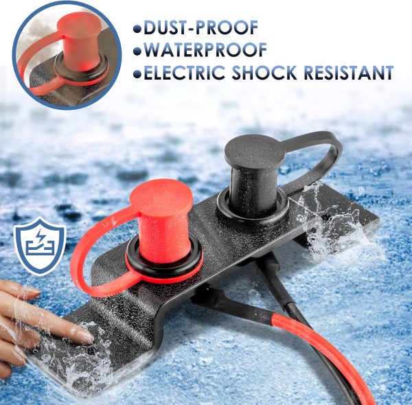 Wsays UTV Battery Jump Post Terminals Relocation Kit Quick Charging Battery - Image 2