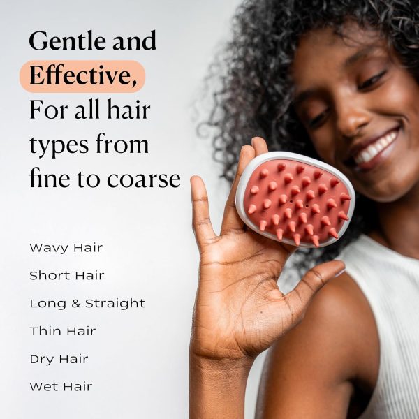 KAMEDIS Scalp Massager Brush - Silicone Gentle Scalp Scrubber, Exfoliator & - Image 3