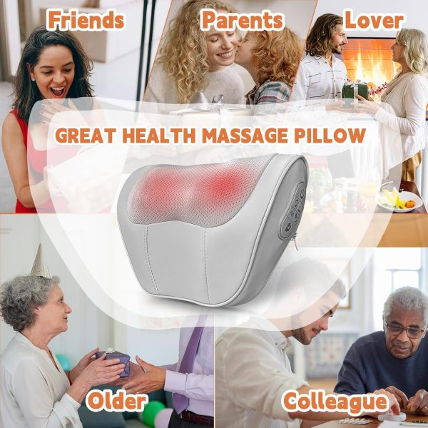 Neck Massager Pillow with Heat for Pain Relief Deep Tissue, Neck Stretcher - Image 7