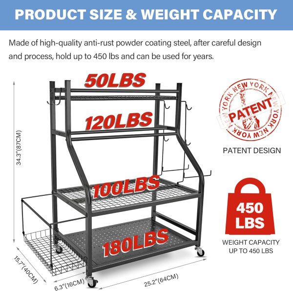 Dumbbell Rack, Yoga Mat Storage Rack - Weight Rack for Dumbbells, Home Gym - Image 5