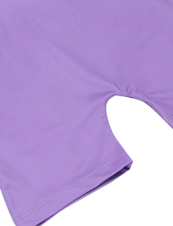 Arshiner Leotards for Girls Gymnastics with Shorts Color Gradient Shiny - Image 4