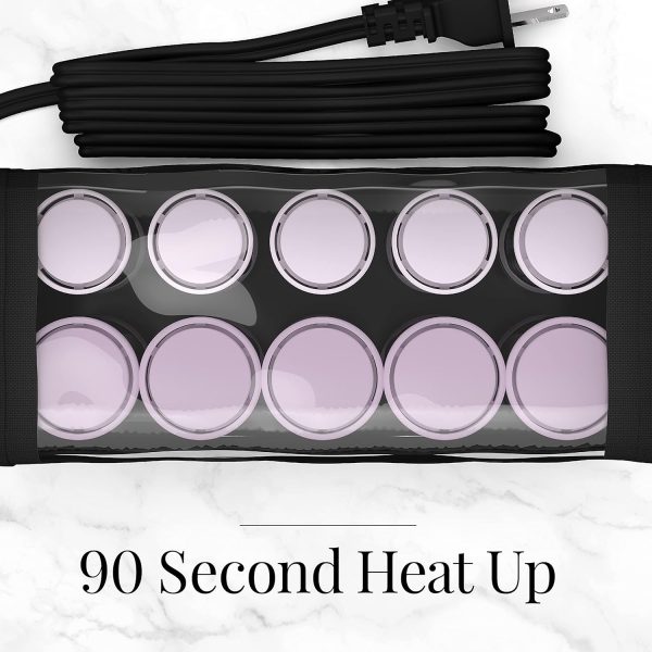 Remington Compact Ceramic Dual Voltage Hot Rollers for Long and Short Hair, - Image 7