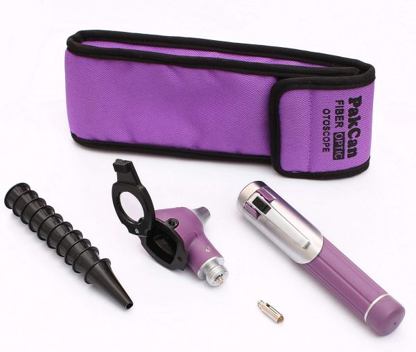 Compact Pocket Size Fiber Optic Medical Diagnostic Ear Otoscope with Light - Image 3