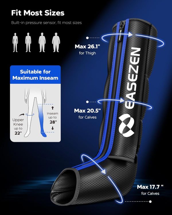 Leg Massager for Circulation and Pain Relief, Air Compression Therapy - Image 8