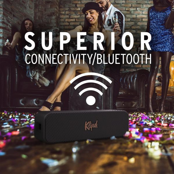 Klipsch The Detroit Portable Bluetooth Speaker with Dual 1" tweeters and 3" - Image 8