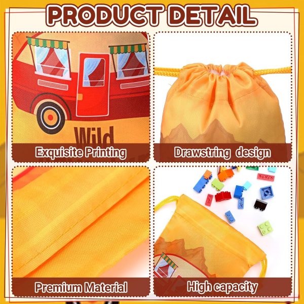 Cunno 24 Pieces Camping Party Favor Bags Camping Gift Treat Bags Camp Theme - Image 3