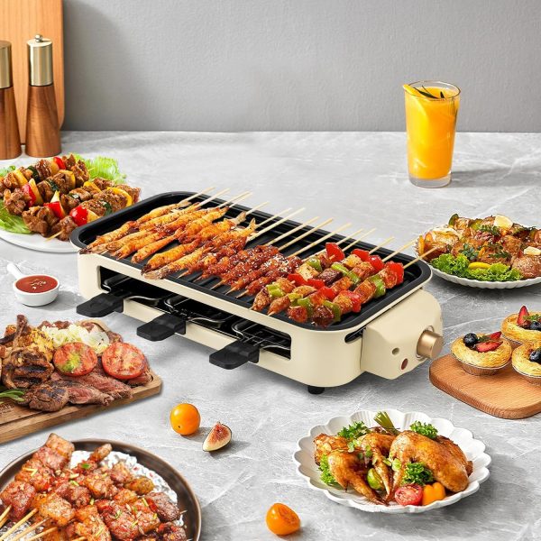 Pukomc Electric Indoor Grill,2 in 1 Indoor Grills for Kitchen with Grill - Image 9