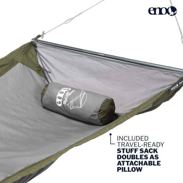 ENO Skyloft Hammock - 1 Person Portable Hammock - for Camping, Hiking, - Image 6