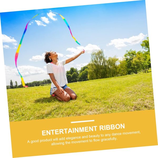 BESPORTBLE 4 Pcs Gymnastics Ribbon Gymnastics Streamer Ribbon Dance Prop - Image 6