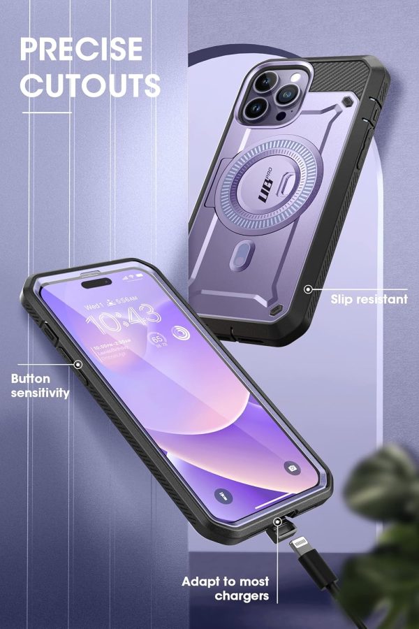 SUPCASE for iPhone 14 Pro Max Case with Stand (Unicorn Beetle Pro Mag), - Image 8