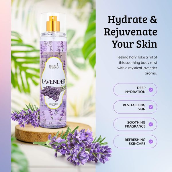 Lavender Luxury Body Spray For Women, Womens Perfume Fragrance Body Mist & - Image 3