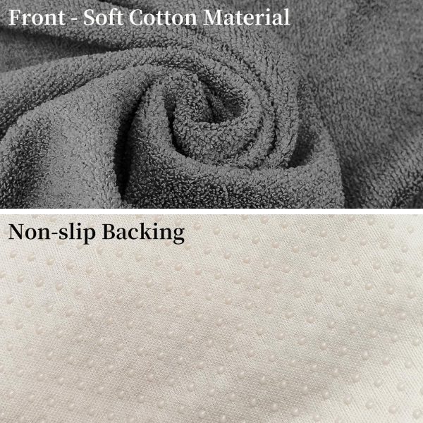 VOPHIA Waterproof Sweat Towel Car Seat Cover for Post Gym Workout, Running, - Image 3