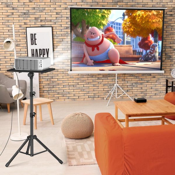 Projector Stand Tripod - Laptop Tripod Projector Stand Adjustable Height 22 - Image 2