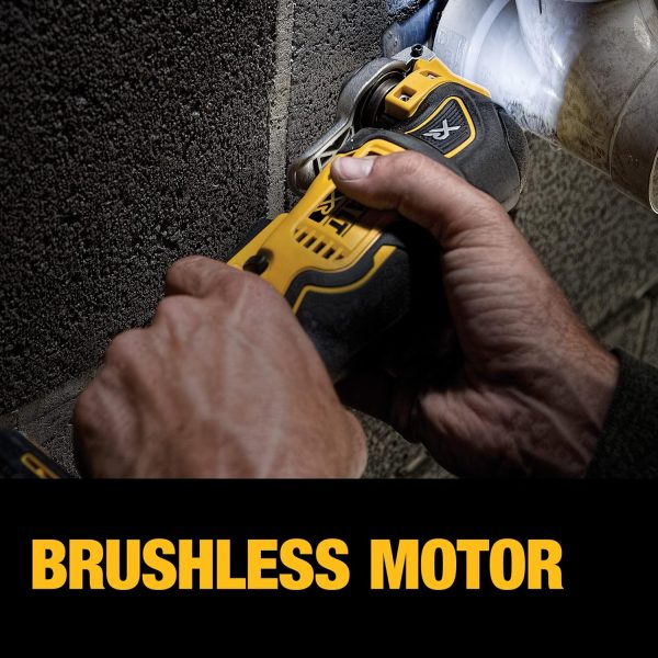 DEWALT 20V MAX XR Oscillating Tool Kit, 3 Speed, With Blades, Battery and - Image 5